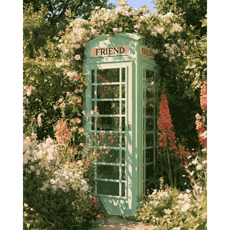 A Garden Call | Paint by Number - Paint by numbers