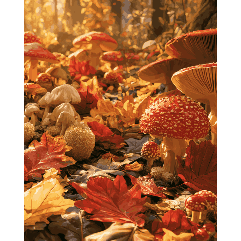 Autumn Forest | Dipingi con i Numeri