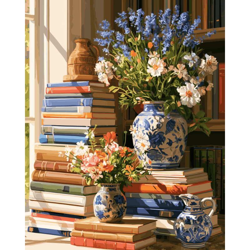 Blooms & Stories | Paint by Number - Paint by numbers