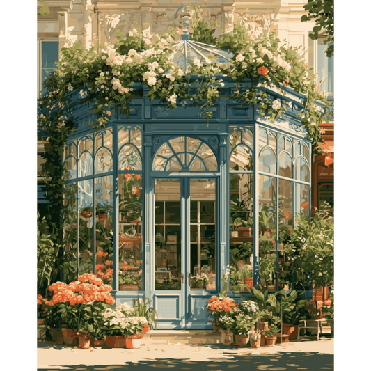 Botanical Haven | Paint by Number - Paint by numbers