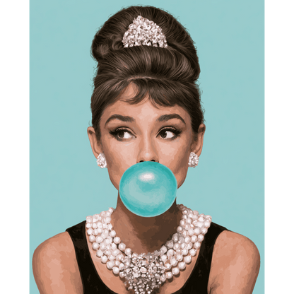 Bubblegum Luxury | Paint by Number - Paint by numbers