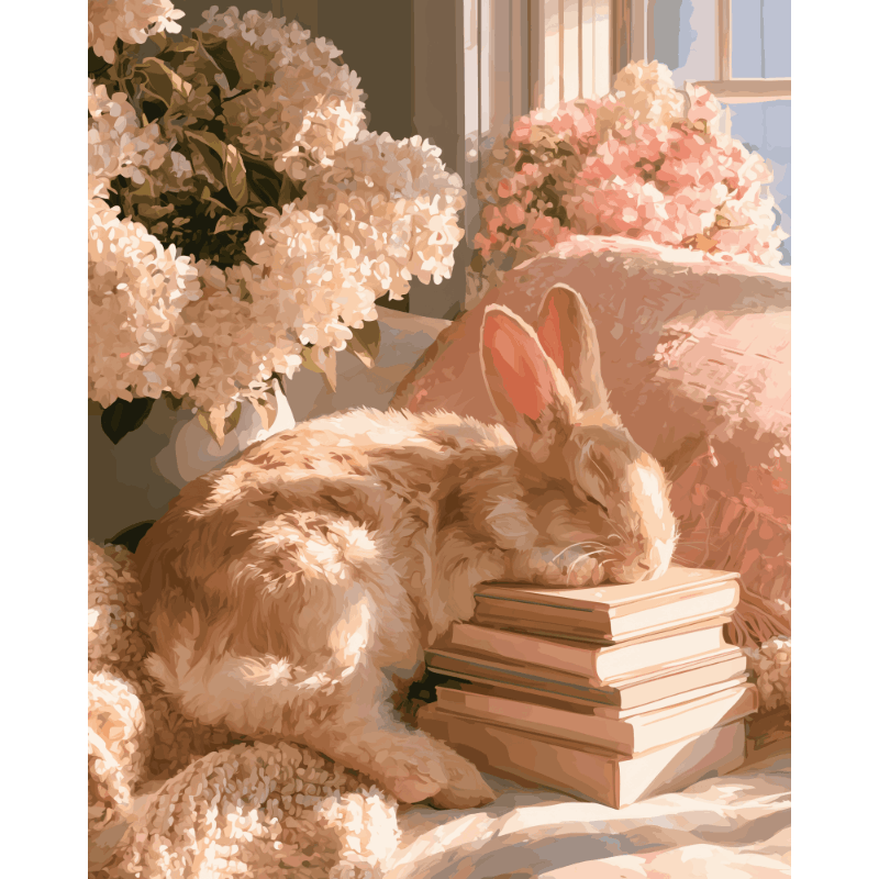 Bunny Dreams | Paint by Number - Paint by numbers