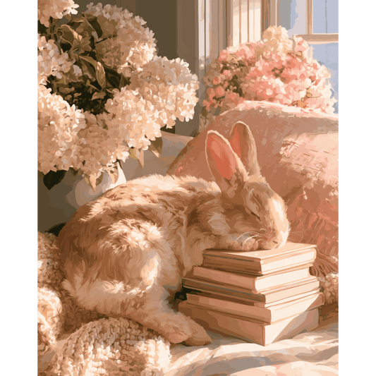 Bunny Dreams | Paint by Number - Paint by numbers