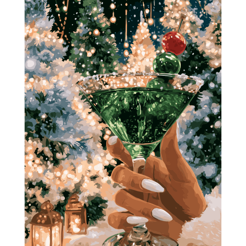 Christmas Glow | Paint by Number - Paint by numbers