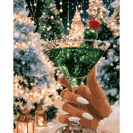 Christmas Glow | Paint by Number - Paint by numbers
