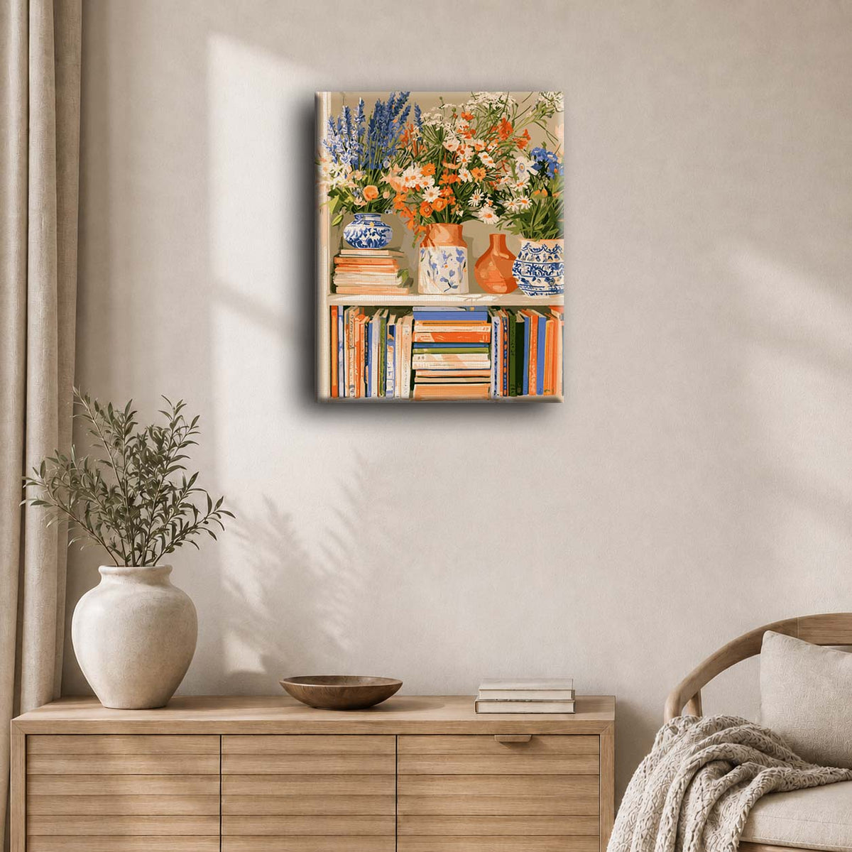 Cozy Book Nook | Paint by Number