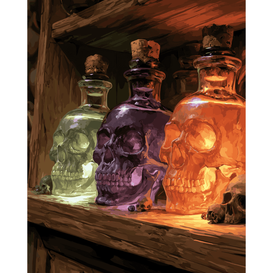 Dark Apothecary | Paint by Number - Paint by numbers
