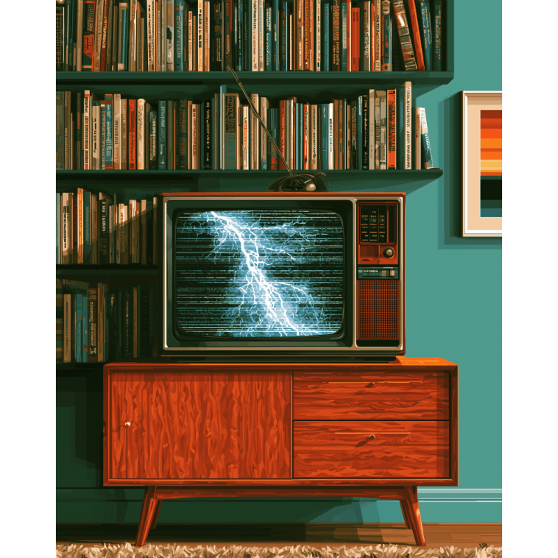 Electric Nostalgia | Paint by Number - Paint by numbers