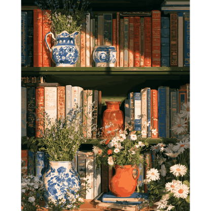 Flowering Pages | Paint by Number - Paint by numbers