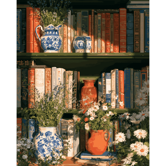Flowering Pages | Paint by Number - Paint by numbers
