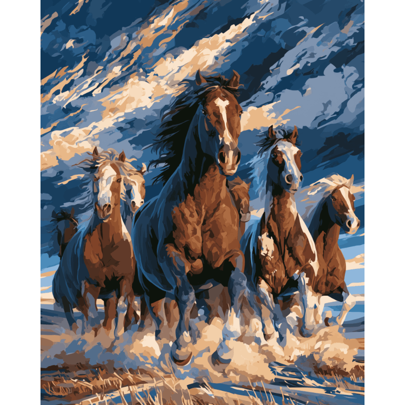 Freedom Riders | Paint by Number - Paint by numbers