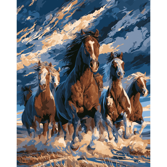 Freedom Riders | Paint by Number - Paint by numbers