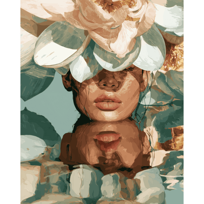 Garden Goddess | Paint by Number - Paint by numbers
