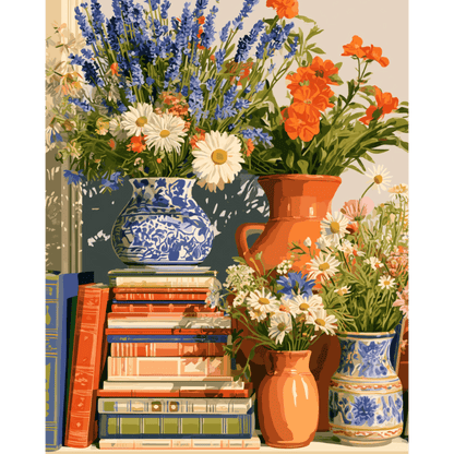 Garden Pages | Paint by Number - Paint by numbers