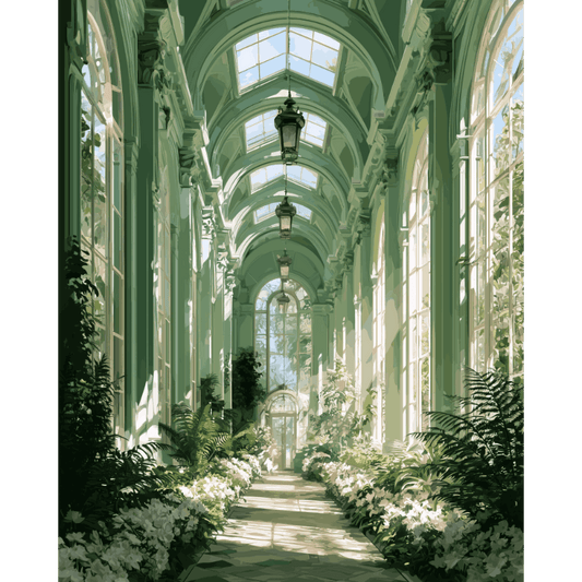 Garden Sanctuary | Paint by Number - Paint by numbers