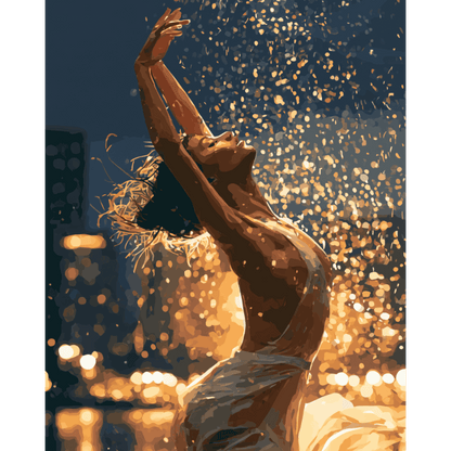 Golden Dance | Paint by Number - Paint by numbers
