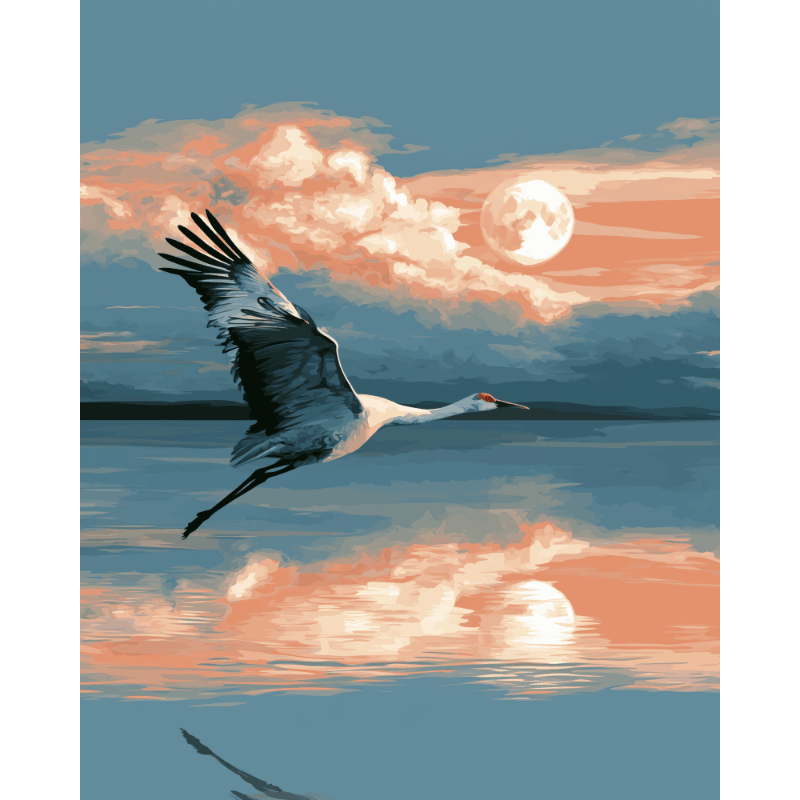 Golden Wings | Paint by Number - Paint by numbers