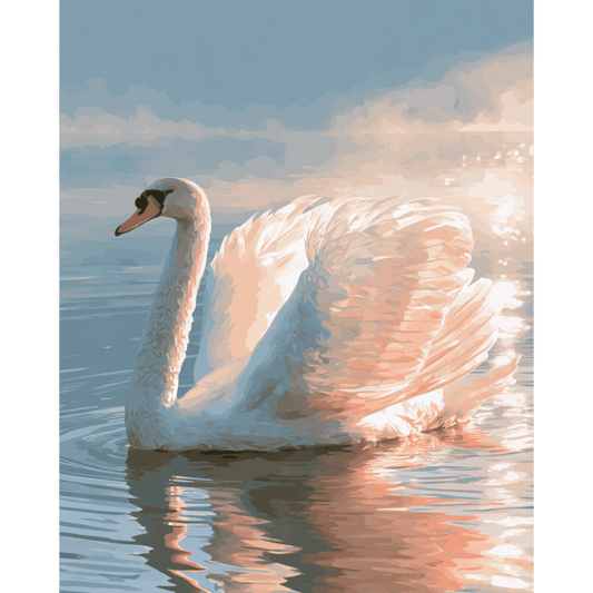 Graceful Waters | Paint by Number - Paint by numbers