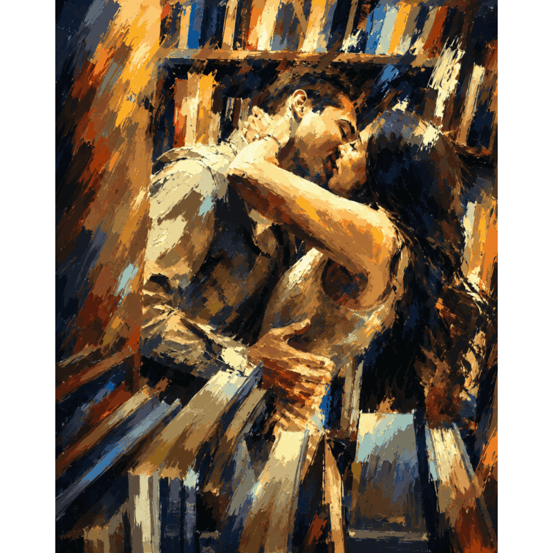 Love Between Pages | Paint by Number - Paint by numbers