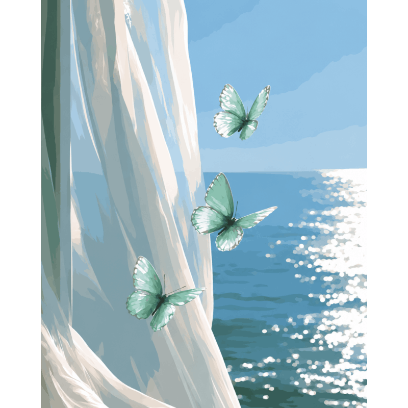 Minty Breeze | Paint by Number - Paint by numbers