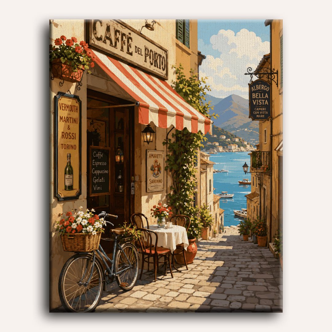 Morgon i Italien | Måla efter nummer