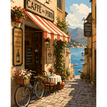 Morning in Italy | Paint by Number - Paint by numbers
