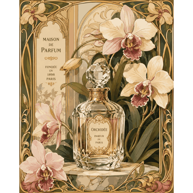 Orchid Luxury | Paint by Number - Paint by numbers