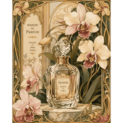 Orchid Luxury | Paint by Number - Paint by numbers