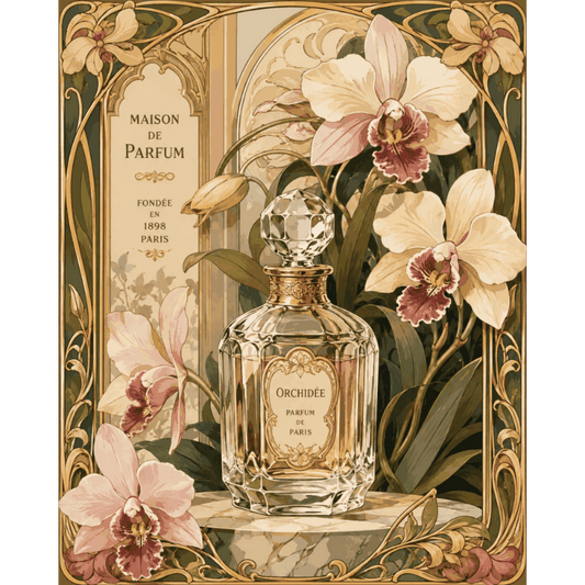 Orchid Luxury | Paint by Number - Paint by numbers