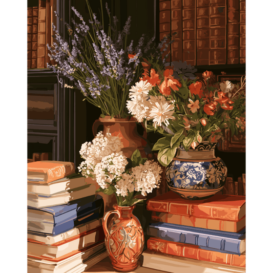 Pages & Petals | Paint by Number - Paint by numbers