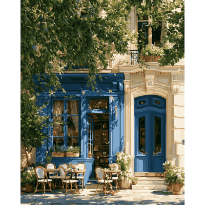 Café parisien | Peinture à numéros