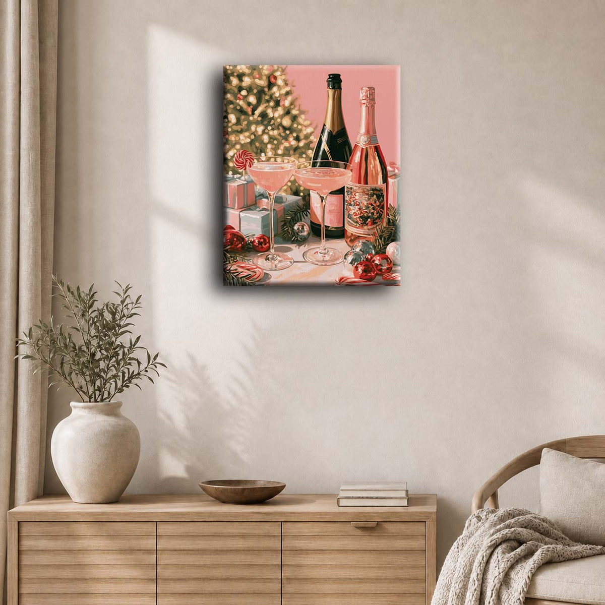 Rosé Holiday | Paint by Number