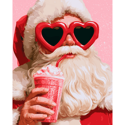 Santa Style | Paint by Number - Paint by numbers