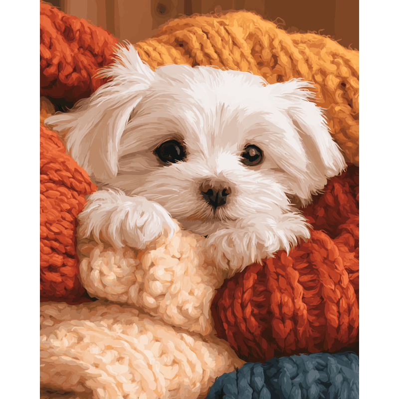 Snuggle Buddy | Paint by Number - Paint by numbers