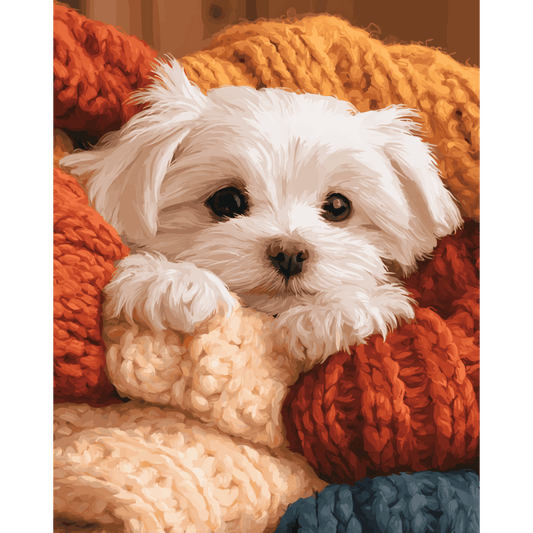 Snuggle Buddy | Paint by Number - Paint by numbers
