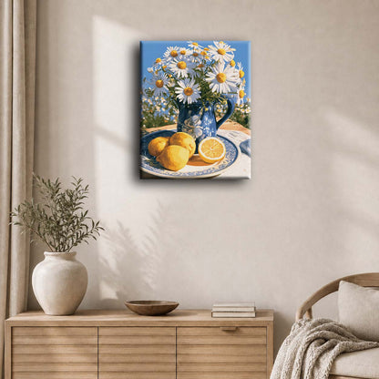 Marguerites au soleil | Peinture à numéros
