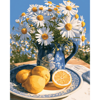Sunny Daisies | Paint by Number - Paint by numbers