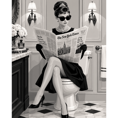 Timeless Glamour | Paint by Number - Paint by numbers
