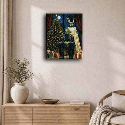 Le Noël de Frankenstein | Peinture à numéros