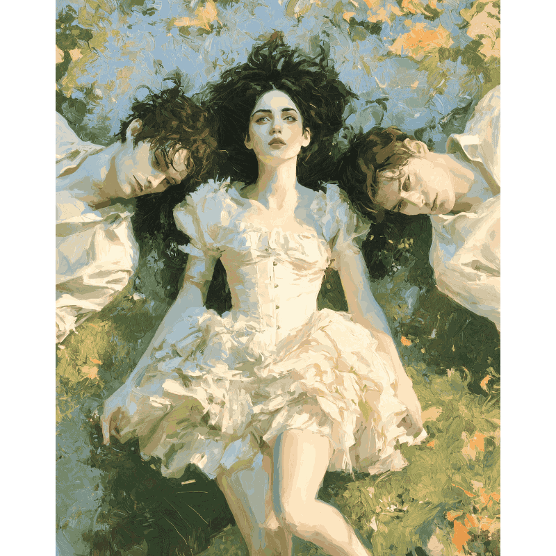 Ophelia's Slumber | Paint by Number - Paint by numbers
