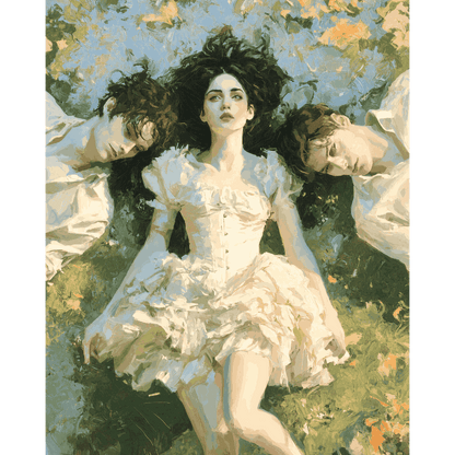 Ophelia's Slumber | Paint by Number - Paint by numbers