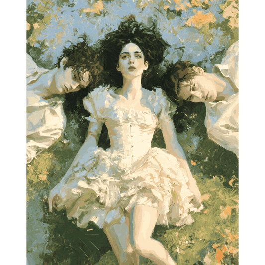 Ophelia's Slumber | Paint by Number - Paint by numbers