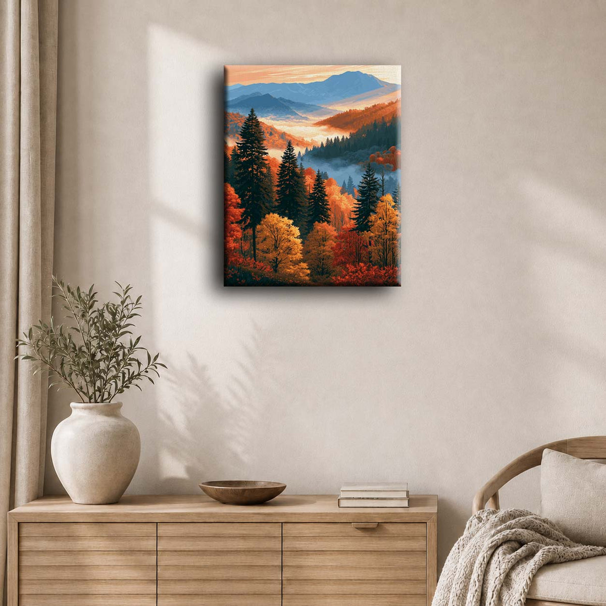 Autumn Haze | Paint by Number
