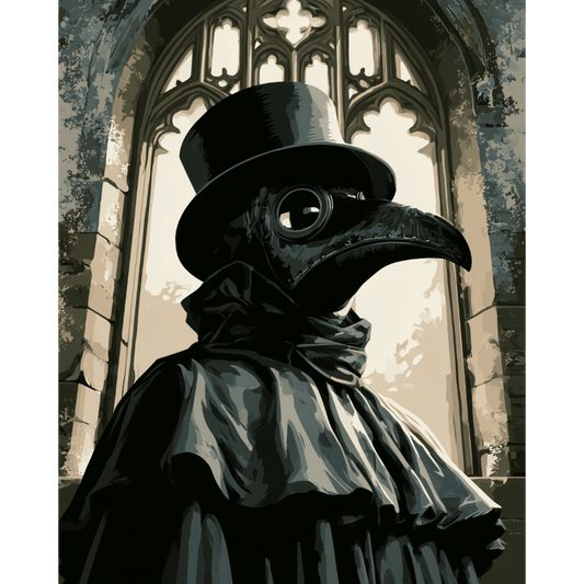 The Plague Doctor | Paint by Number - Paint by numbers