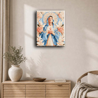 Nuestra Señora de las Perlas | Pintar por números