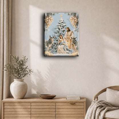 Golden Nativity | Paint by Number