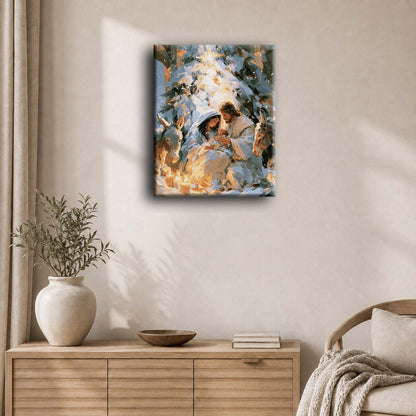 Nativity by Candlelight | Paint by Number