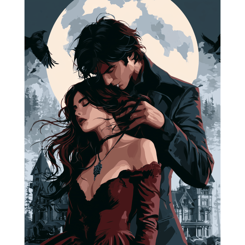 Gothic Romance | Paint by Number - Paint by numbers