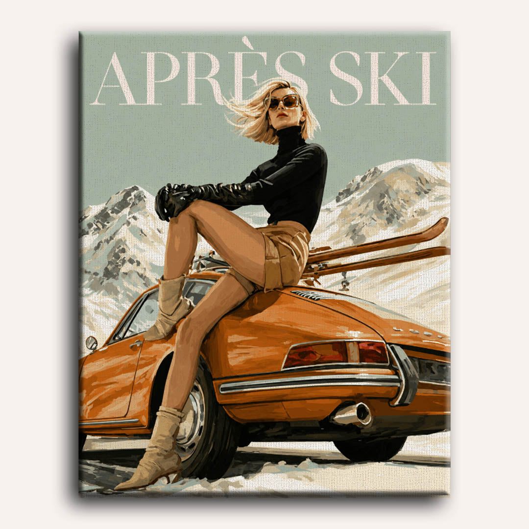 Glamour après-ski | Peinture à numéros