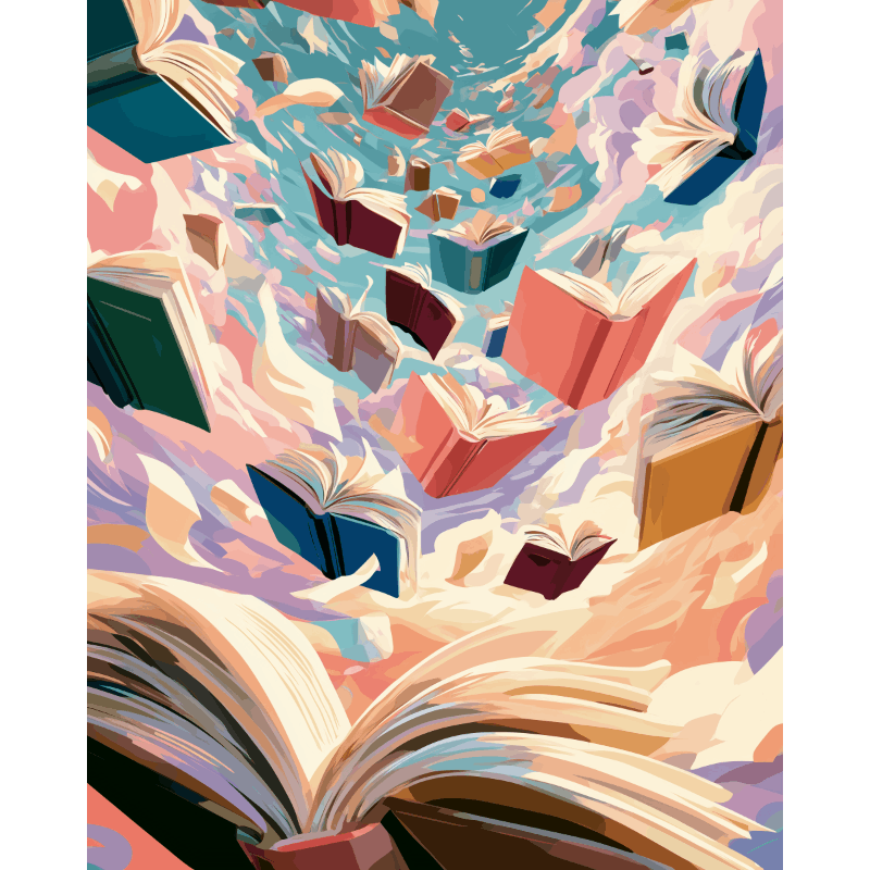 Book Storm | Paint by Number - Paint by numbers